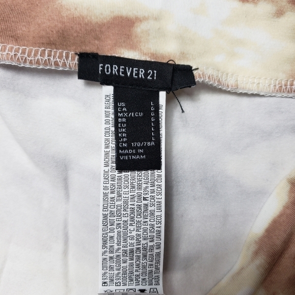 Forever 21 tie dye high waist shorts women's size large - Picture 4 of 8